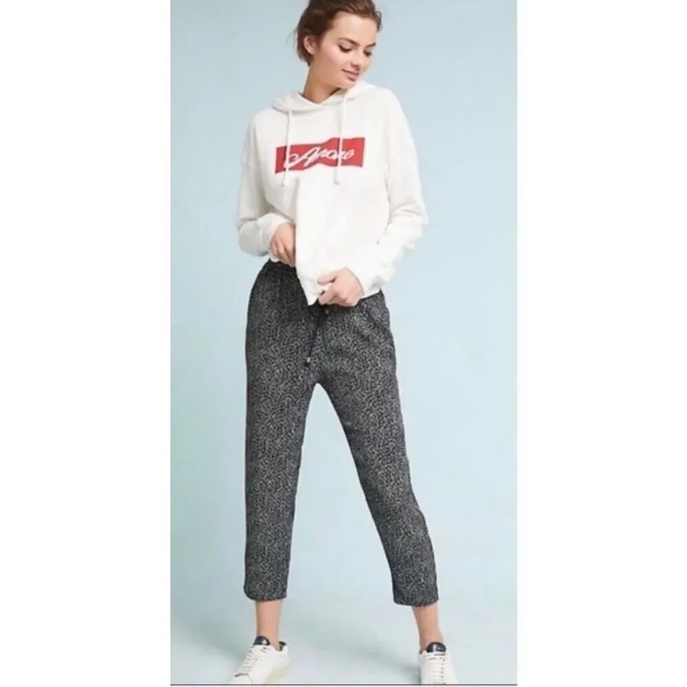 Ett Twa Anthropologie Track Striped Joggers